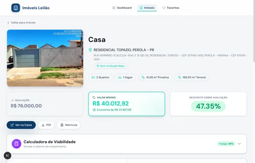 Screenshot: Análise Jurídica